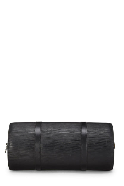 Louis Vuitton,  Black Epi Soufflot & Mini Set, Black