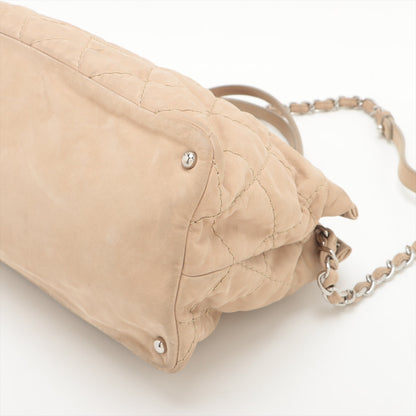 Chanel Wild Stick Leather Chain Shoulder Bag Coco Beige Silver Gold