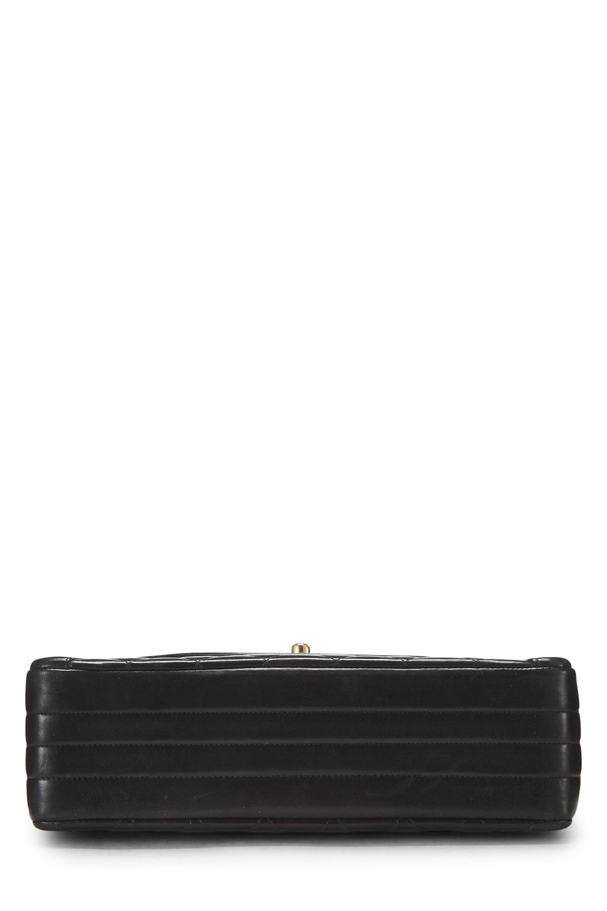 Chanel,  Black Quilted Lambskin Paris Limited Flap Medium, Black