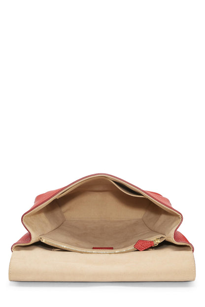 Louis Vuitton,  Red Taurillon Leather Volta, Red