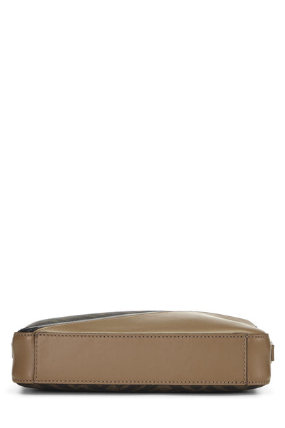 Fendi,  Brown Zucca Coated Canvas Camera Bag Medium, Brown