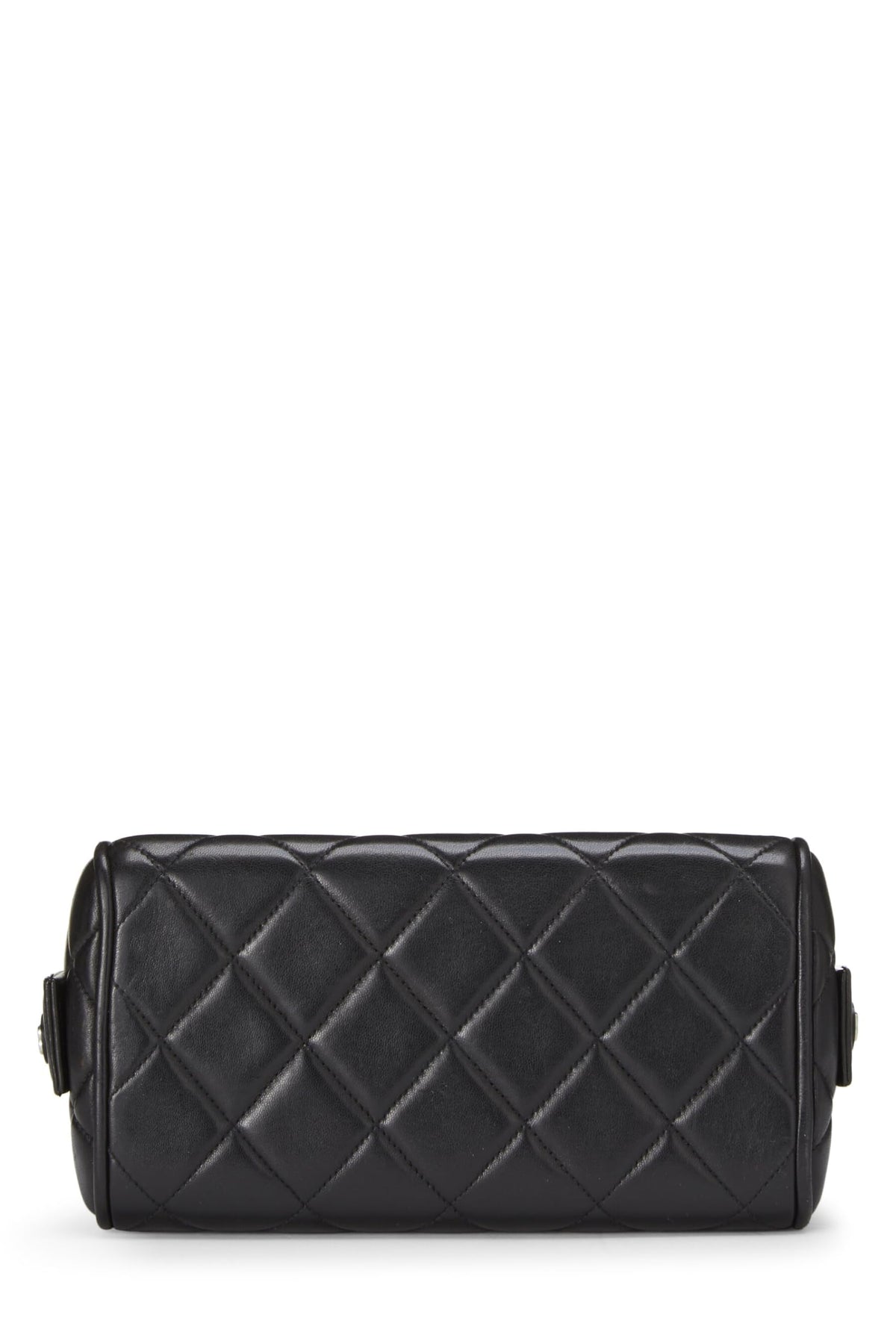 Chanel,  Black Quilted Lambskin Box Vanity Small, Black