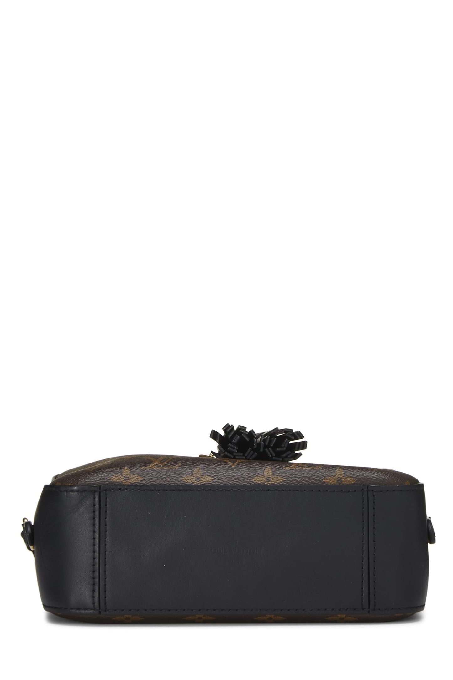 Louis Vuitton,  Black Monogram Canvas Saintonge, Black