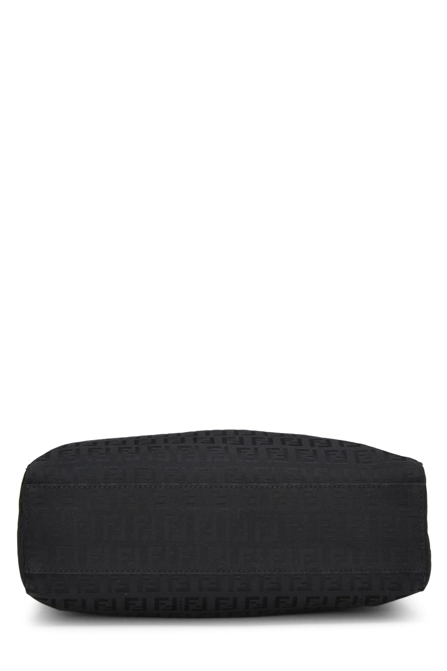 Fendi,  Black Zucchino Canvas Tote Small, Black