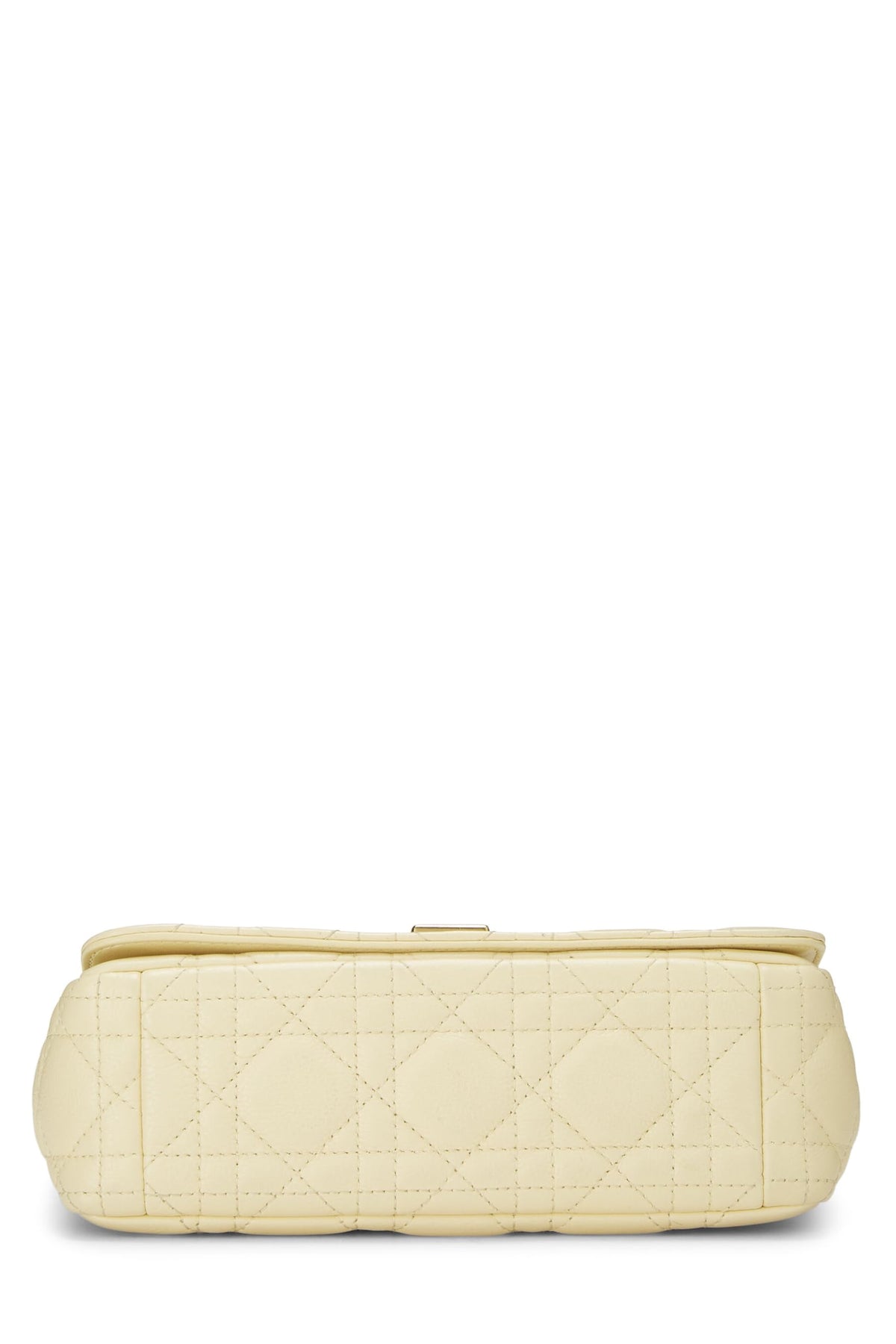 Dior, Yellow Cannage Calfskin Caro Bag Small, Yellow