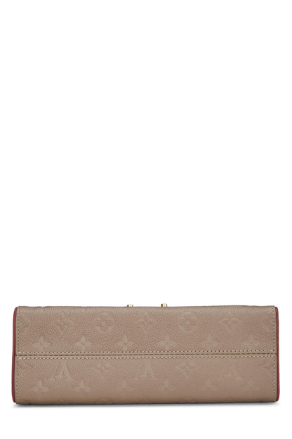 Louis Vuitton,  Bronze Monogram Empreinte Saint Sulpice PM, Beige