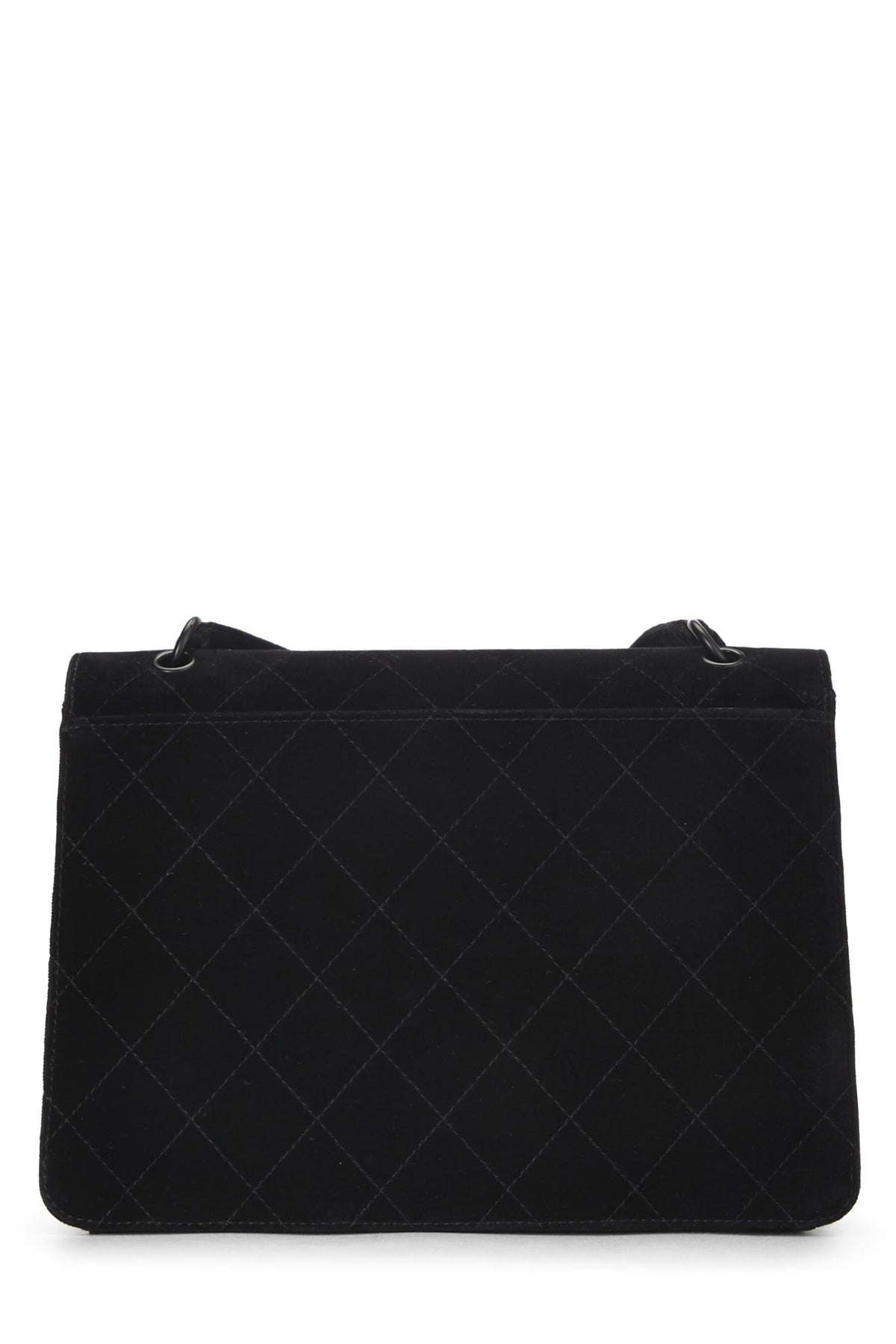 Chanel,  Black Velour Shoulder Bag, Black
