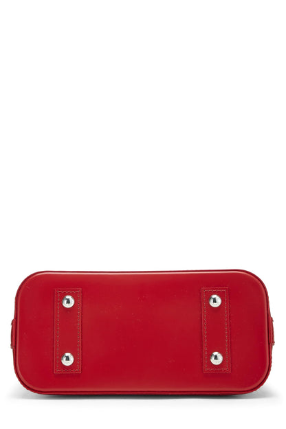 Louis Vuitton,  Yayoi Kusama x Louis Vuitton Red Epi Leather Infinity Dots Alma BB, Rouge Blanc