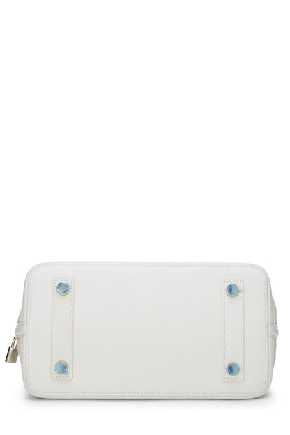 Louis Vuitton,  White Monogram Mesh Transparence Lockit, White