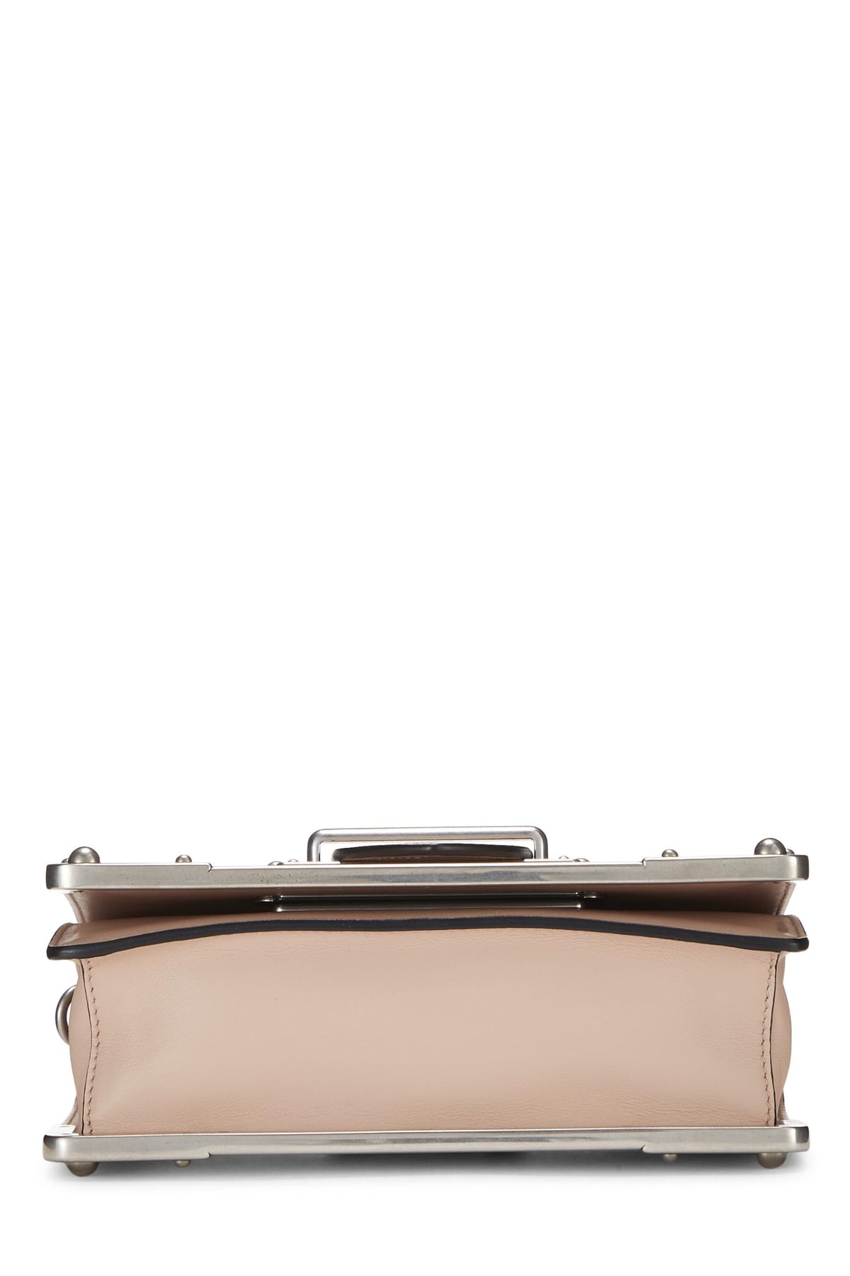 Prada,  Pink Leather Cahier Crossbody, Pink