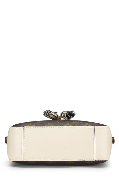 Louis Vuitton,  White Monogram Canvas Saintonge, White