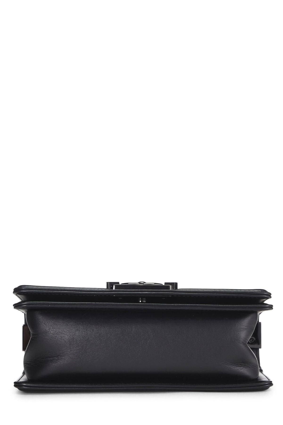 Chanel,  Black Chevron Lambskin Boy Bag Small, Black
