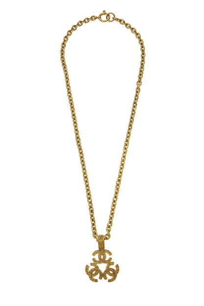 Chanel,  Gold Filigree 'CC' Necklace, Gold