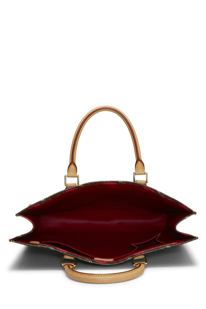 Louis Vuitton,  Takashi Murakami x Louis Vuitton Monogram Cerises Sac Plat, Brown