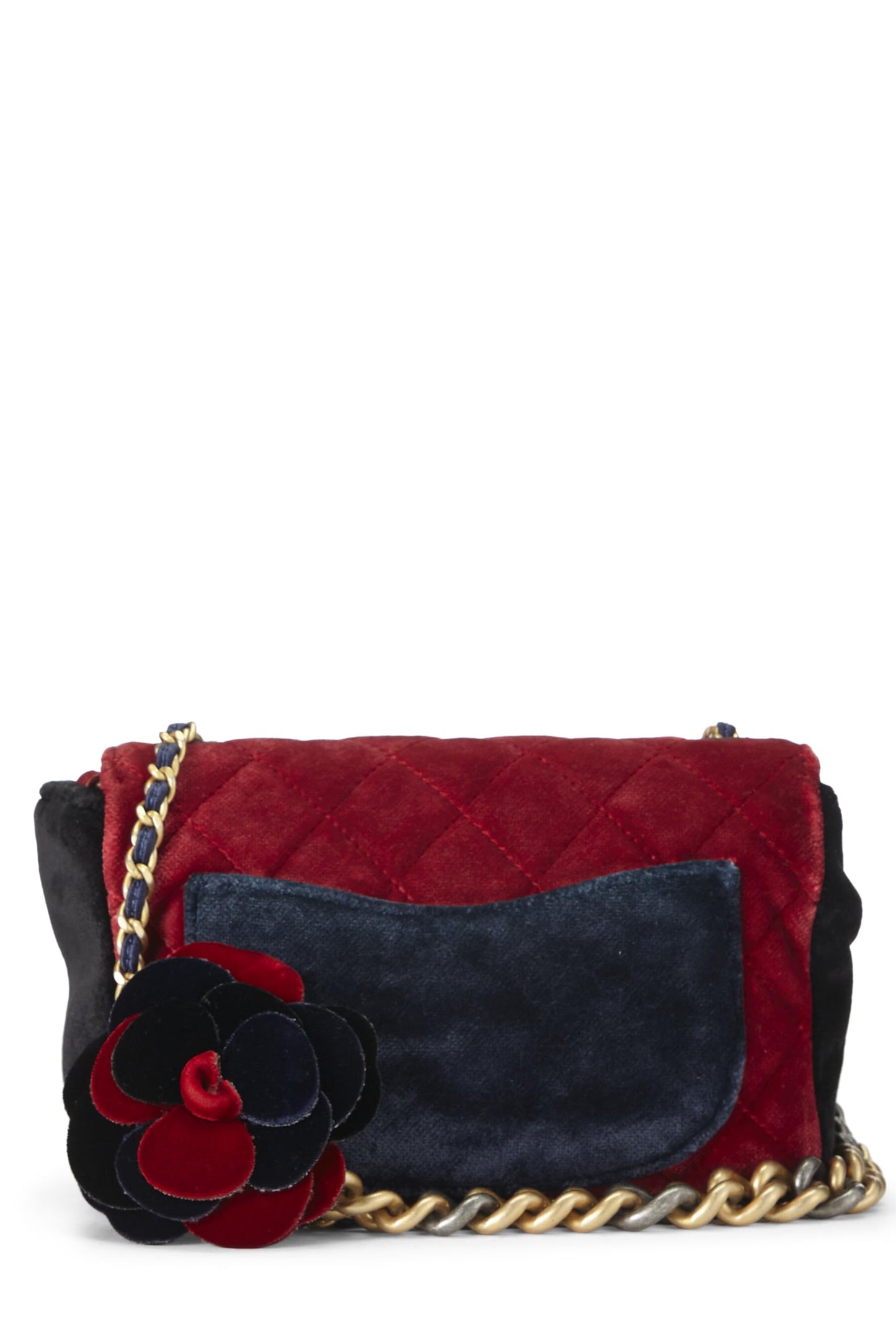 Chanel,  Paris-Cosmopolite Tricolor Velour Private Affair Flap Bag, Multi