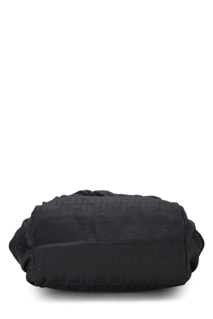 Fendi,  Black Zucca Canvas Chef Pocket Tote Large, Black