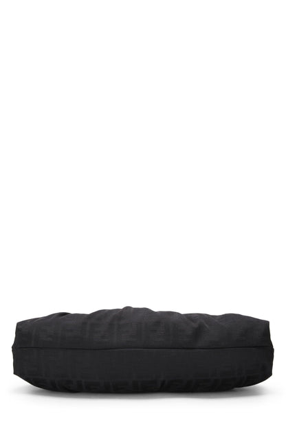Fendi,  Black Zucca Canvas Chef Medium, Black