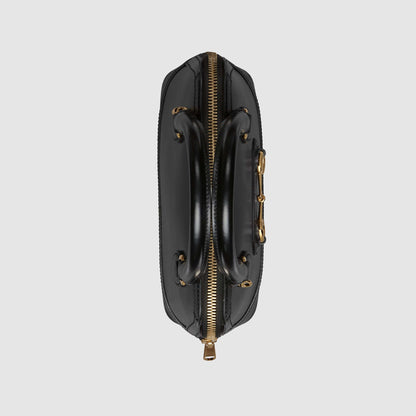 Gucci 1955 Horsebit Small Top Handle Bag Black