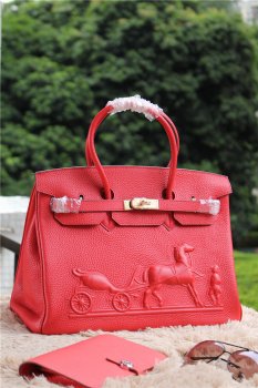 Hermes Birkin Horse Togo Leather Red 35cm