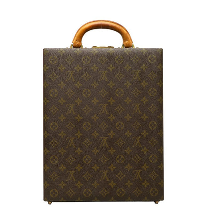 Louis Vuitton Monogram Vertical Trunk Attachment Case Brown PVC Leather  Louis Vuitton