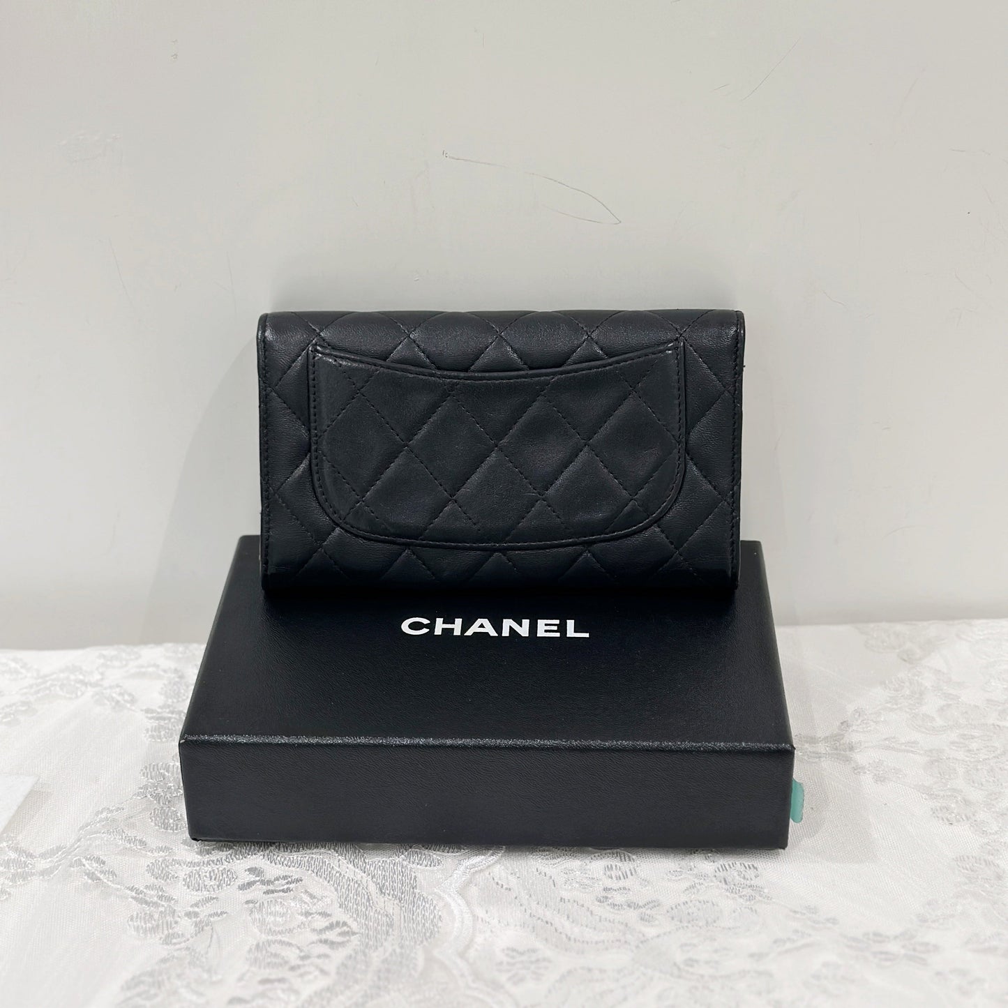 Chanel classic long flap wallet