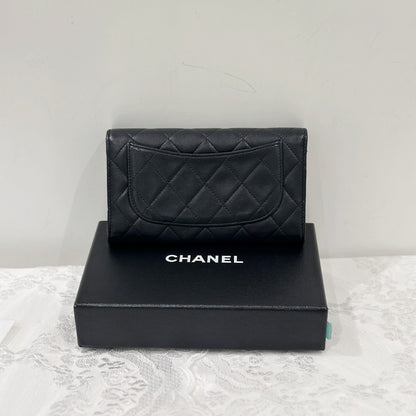 Chanel classic long flap wallet