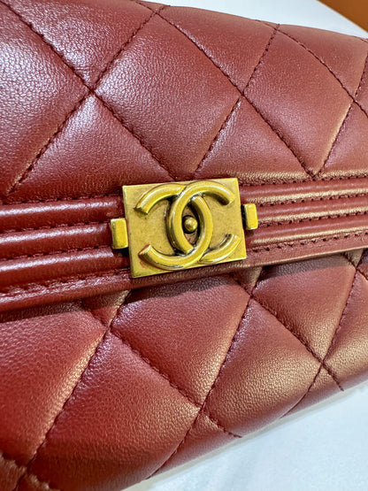 BOY CHANEL FLAP WALLET