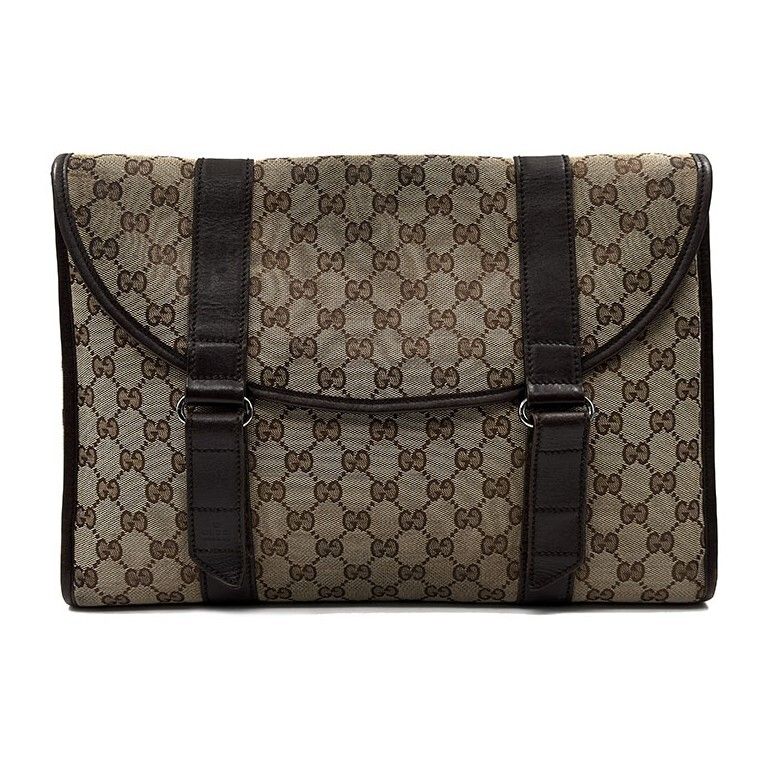 Gucci Canvas Clutch and Document Bag 145852 138832265