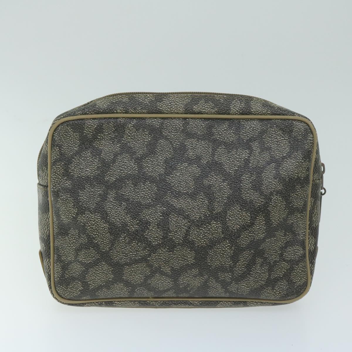 BurberrySs Saint Laurent Clutch Bag PVC Leather 3Set Black Beige Auth 63887