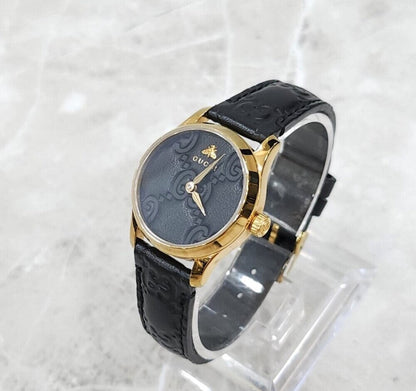 Gucci G Timeless Leather Quartz Watch YA126581 142578511