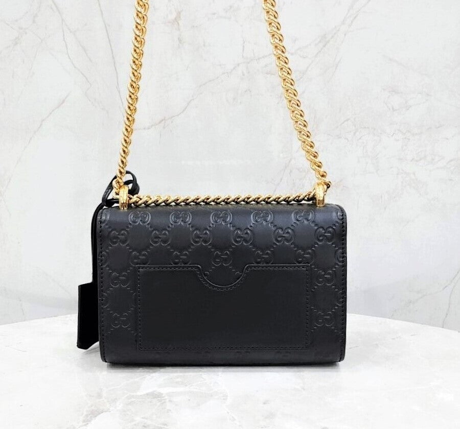 Gucci Black Padlock Small GG Chain Shoulder Bag 409487 142809806