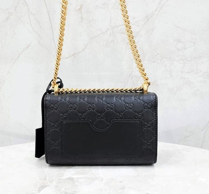 Gucci Black Padlock Small GG Chain Shoulder Bag 409487 142809806