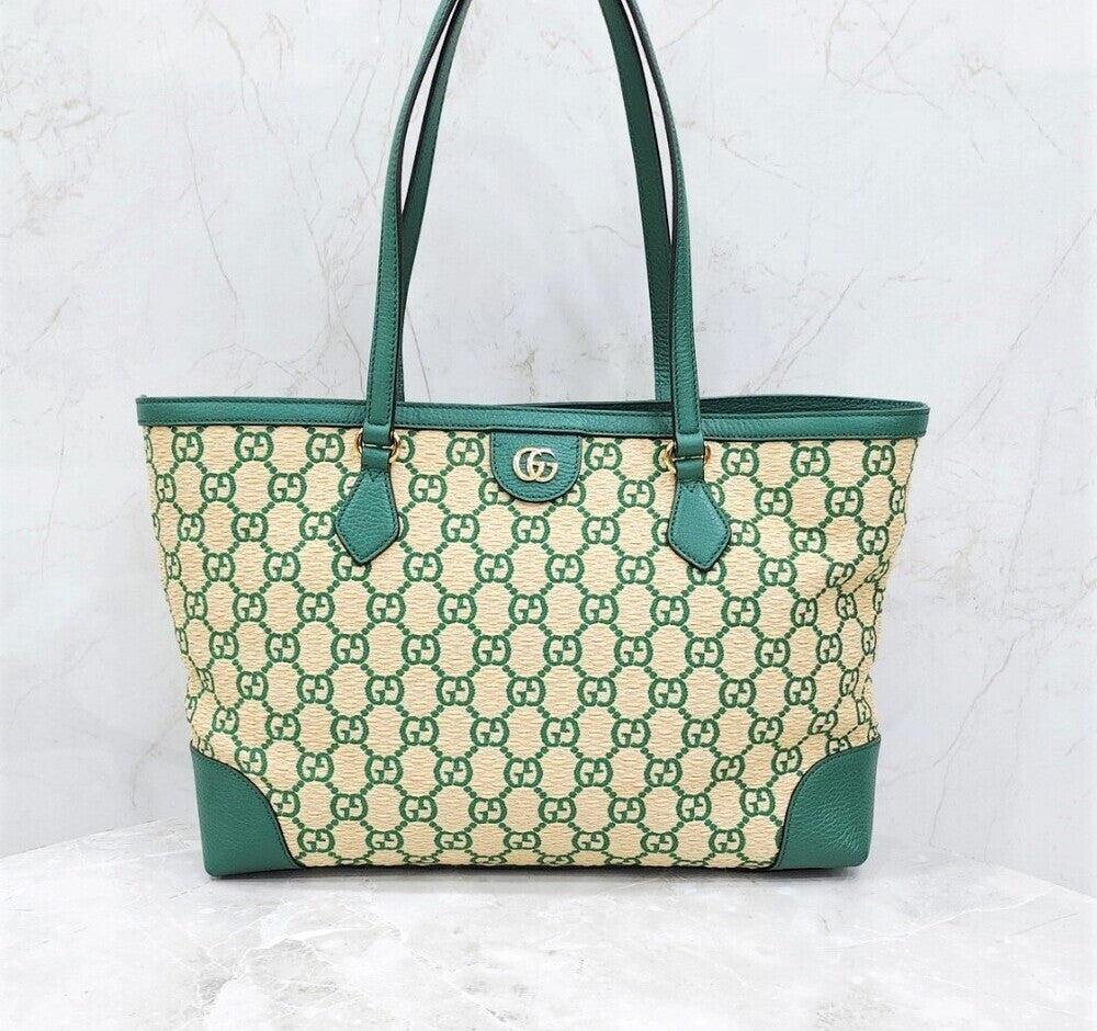 Gucci Ophidia Rafia Medium Tote Shoulder Bag 631685 142809810