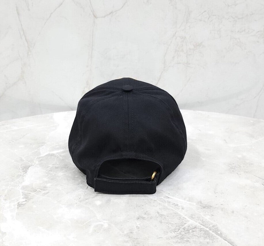 Gucci Worldwide Patch Cap Black L 599226 142812352