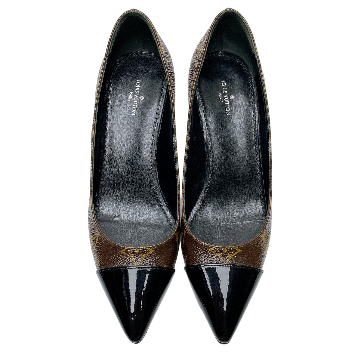LV MONOGRAM HEEL