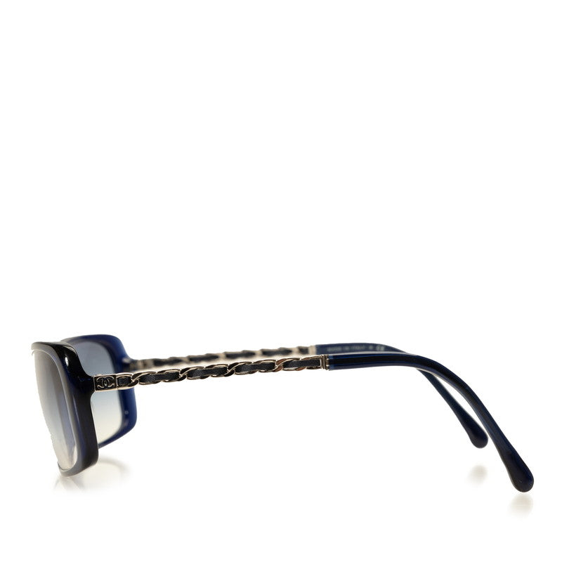 Chanel Cocomark un Glasses Blue Silver  Lady Chanel