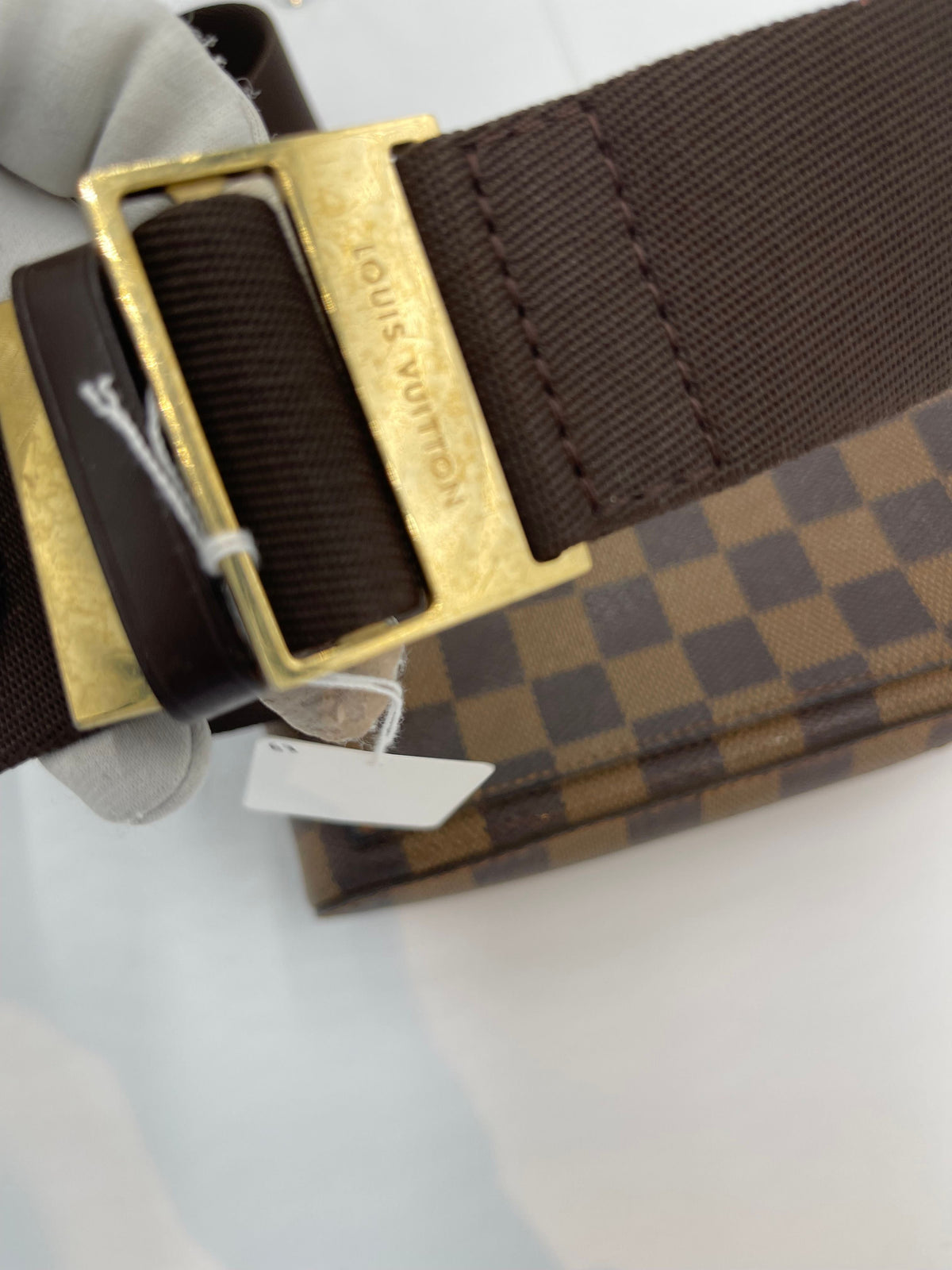 Louis Vuitton Damier Ebene Belt Bag Vintage - Brown Crossbody Bags, Handbags AG463O
