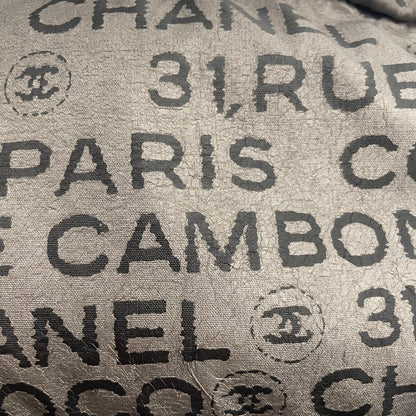 Chanel Cross Body Bag OS All Over Print Acrylic GRY