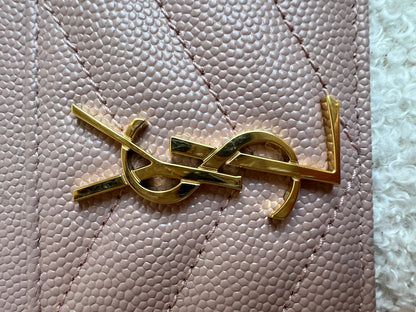 Yves Saint Laurent (YSL) Pale Pink Vintage Card Holder