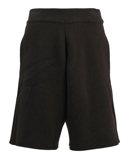 Bottega Veneta Mens Cashmere Shorts Chocolate