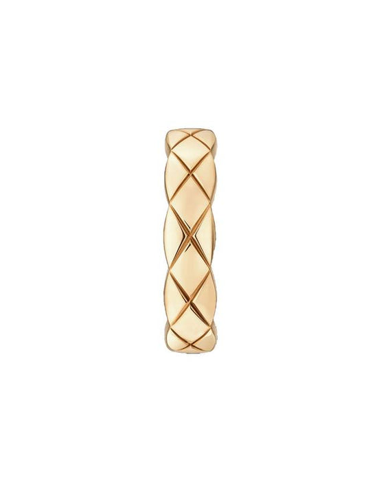 Coco Crush Single Earring Gold Chanel