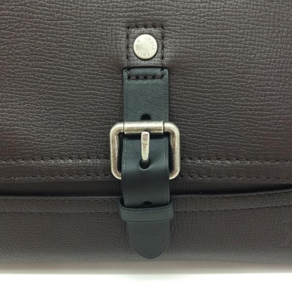 LV Canyon Messenger PM Utah Leather Marron