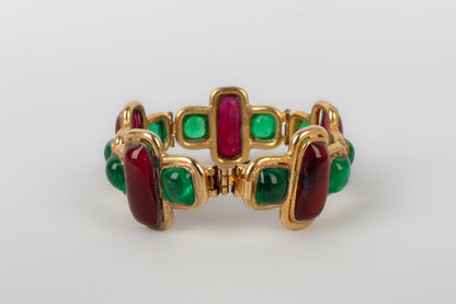 Bracelet en pâte de verre Chanel