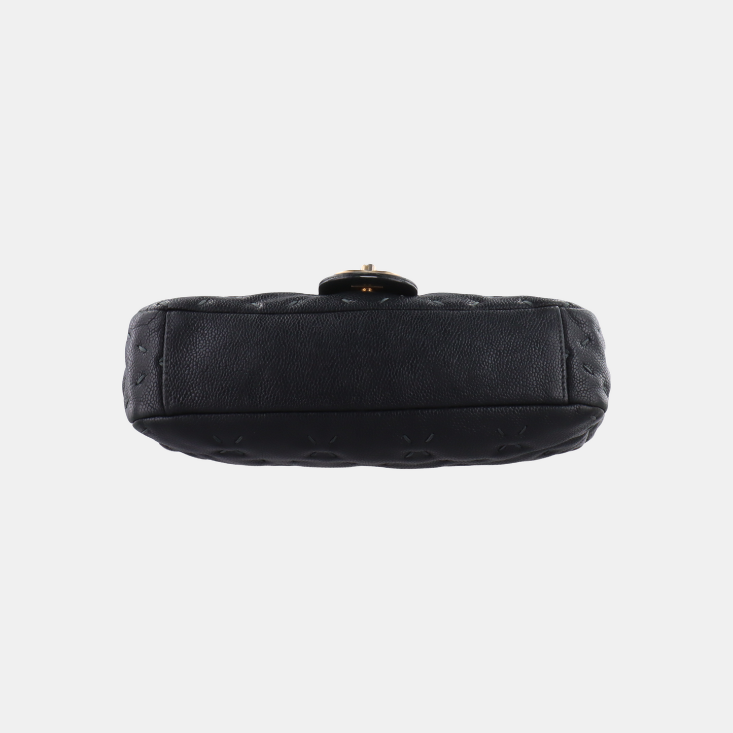 Chanel Wild Stitch Medium Black Calfskin Leather Flap Bag Gold Hardware, 2011