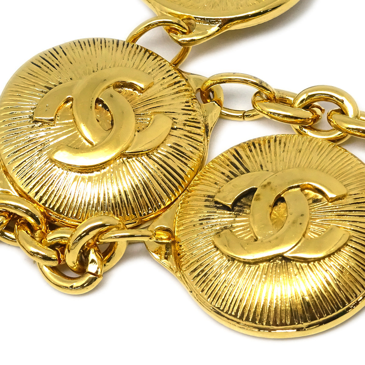 Chanel Medallion Chain Belt Small Good