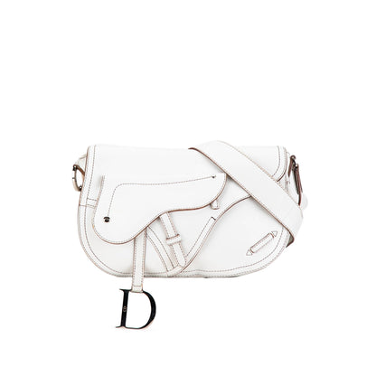 Leather Double Saddle Crossbody