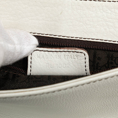 Leather Double Saddle Crossbody
