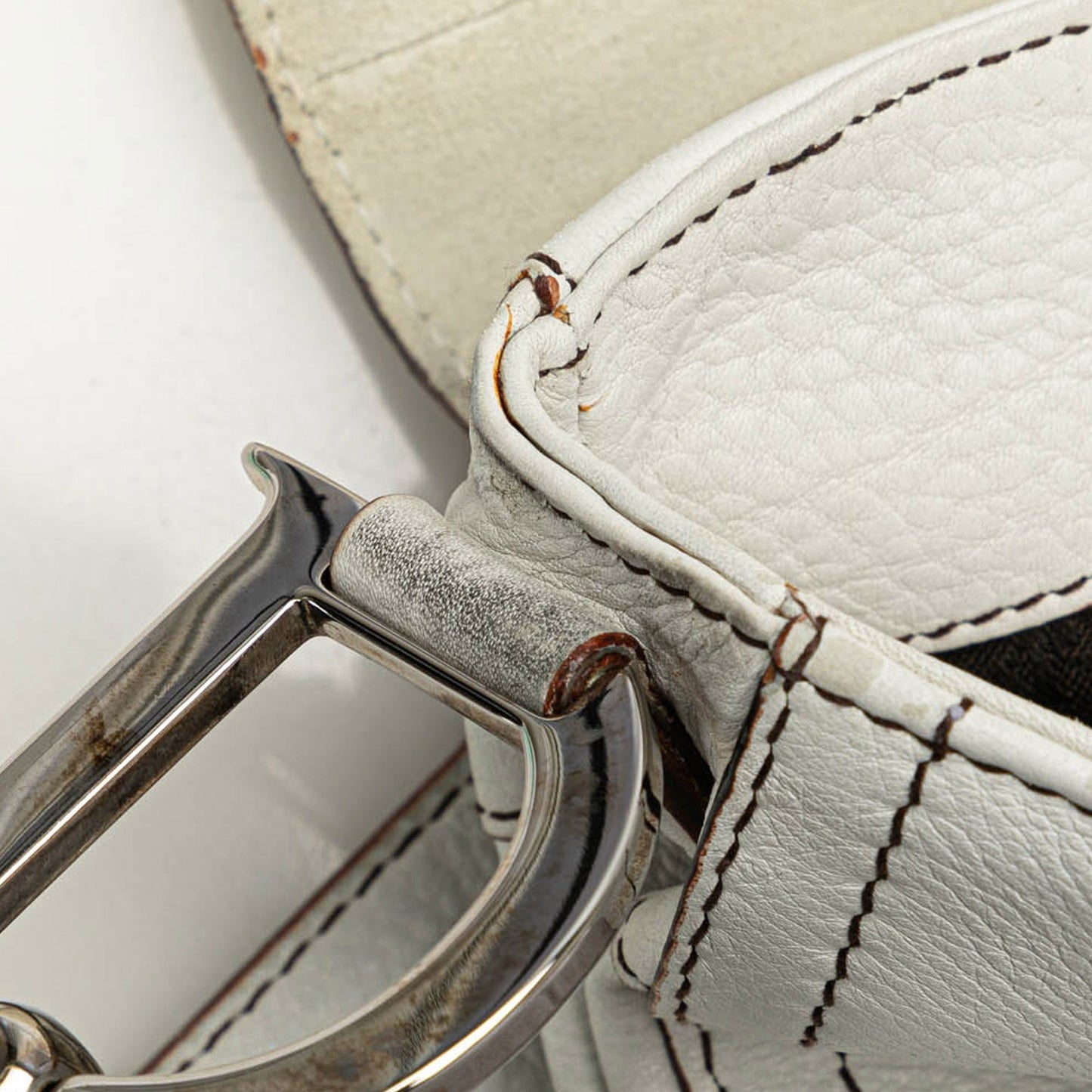Leather Double Saddle Crossbody
