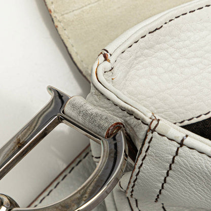 Leather Double Saddle Crossbody