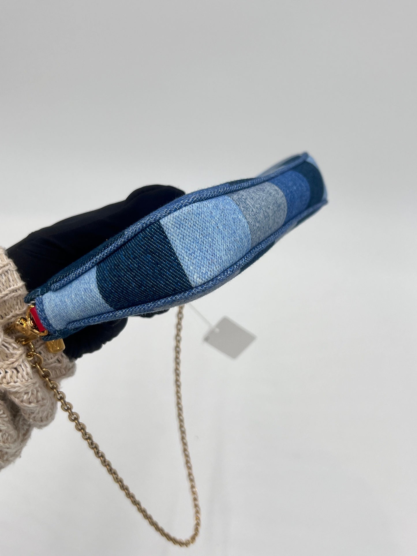 Louis Vuitton Monogram Denim Patchwork Multi-Pochette Accessoires - Clutches, Handbags AG322O